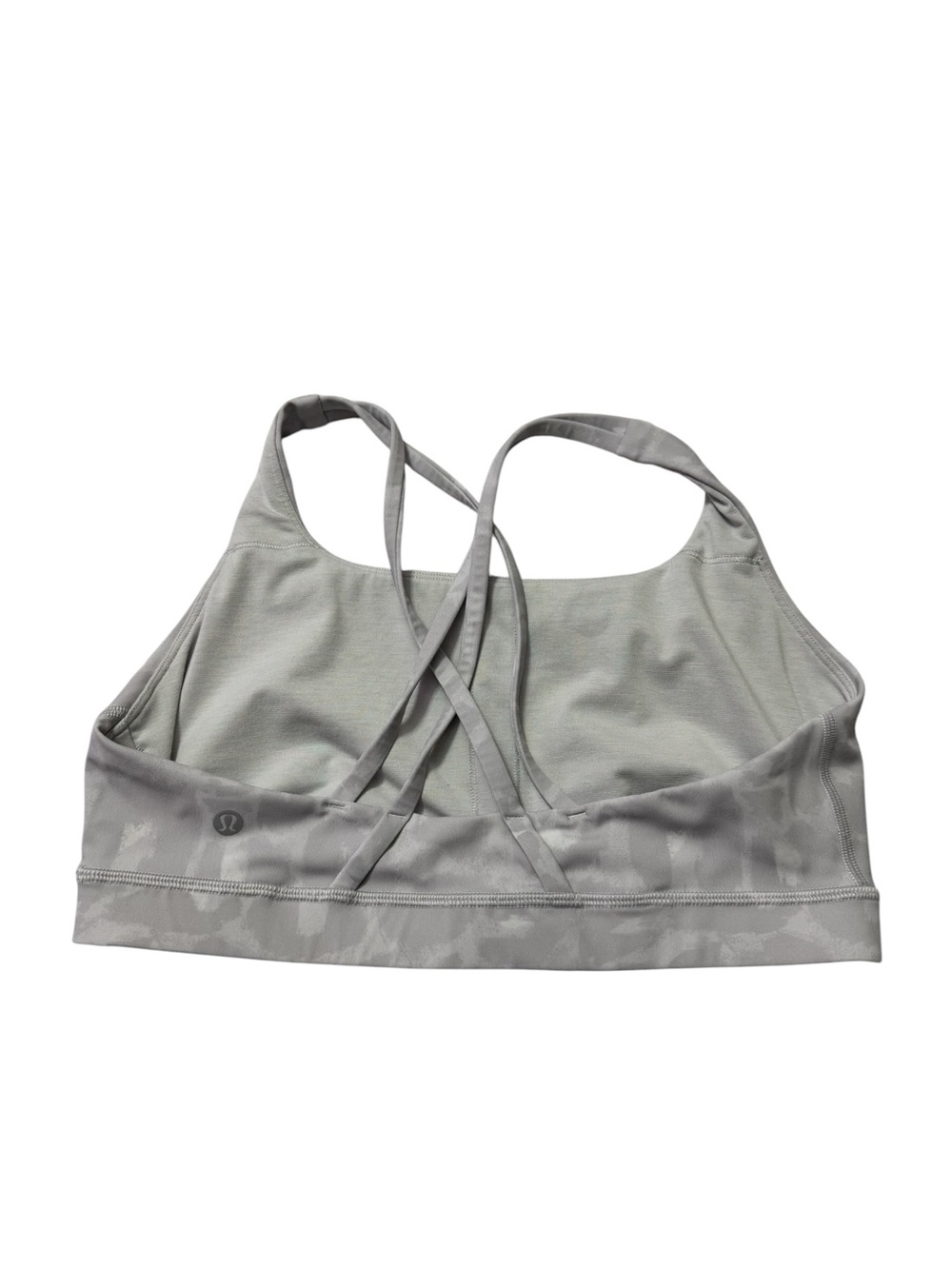 Lululemon Gray Leopard Print Energy Bra - Picture 3 of 5